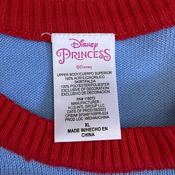 Target Girls' Snow White Seven Dwarfs Cosplay Dress Light Blue Yellow Size XL - Picture 12 of 12